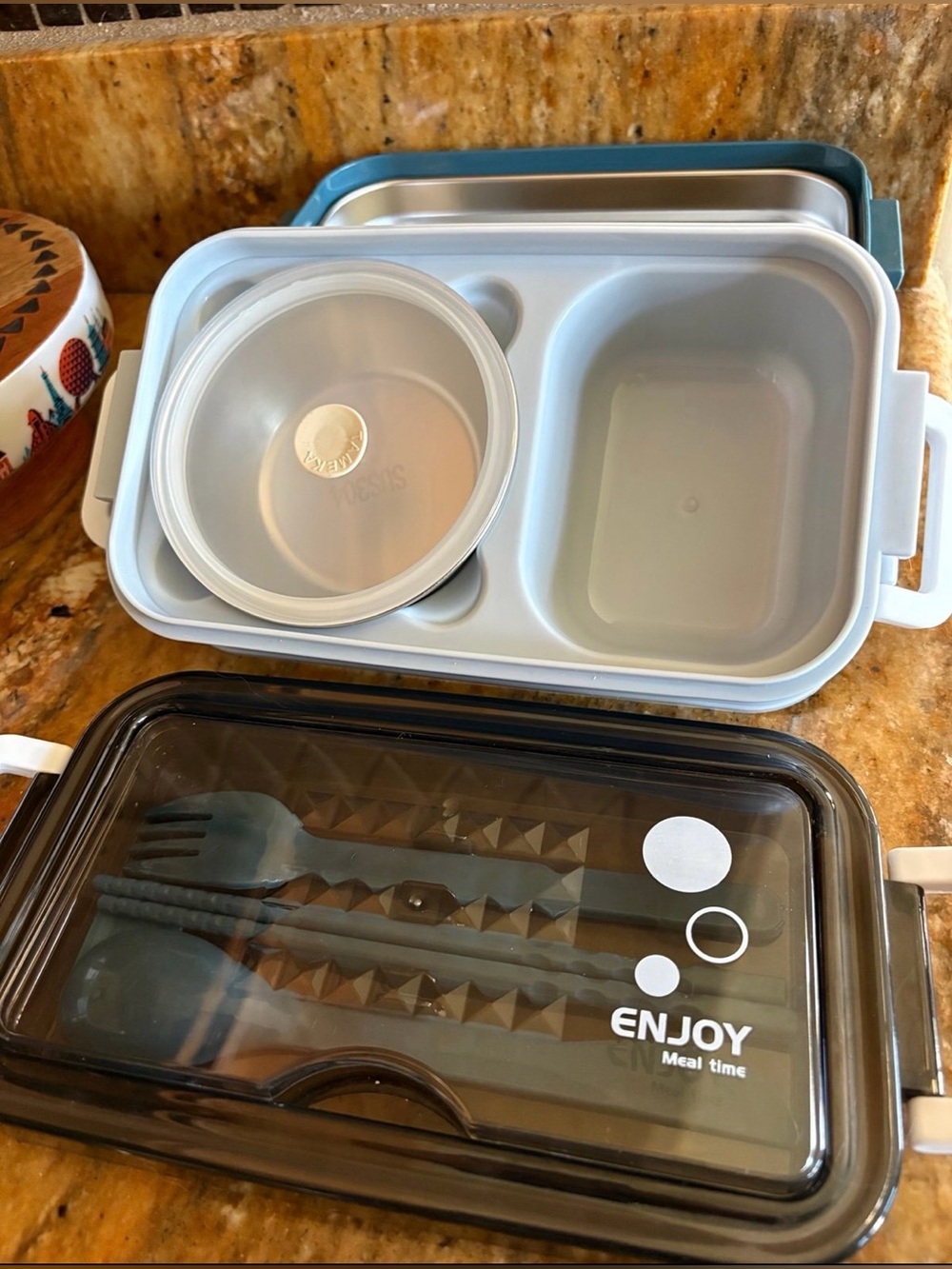 Stackable Bento Lunch Box Meal Prep Container - Picture 4 of 9